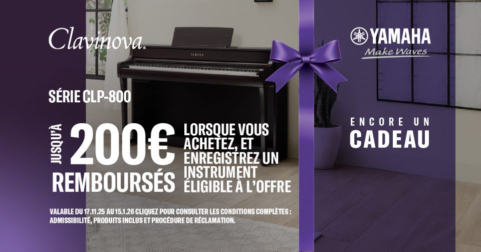 PIANO NUMERIQUE YAMAHA SERIE CLAVINOVA