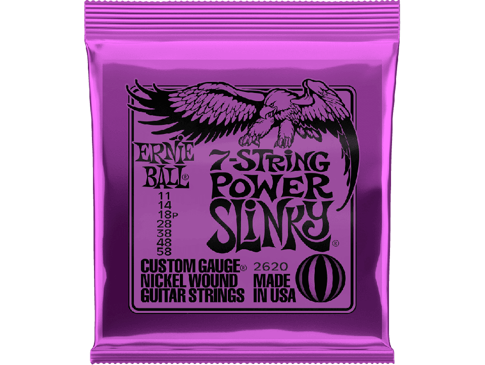 ERNIE BALL 11-58  7 CORDES